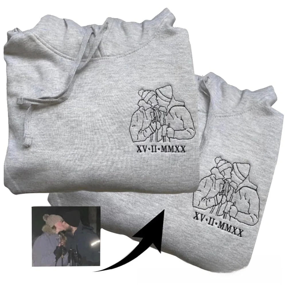 Partner Pullover Initialen – Ansicht 2
