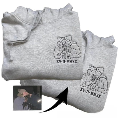 Partner Pullover Initialen – Ansicht 2