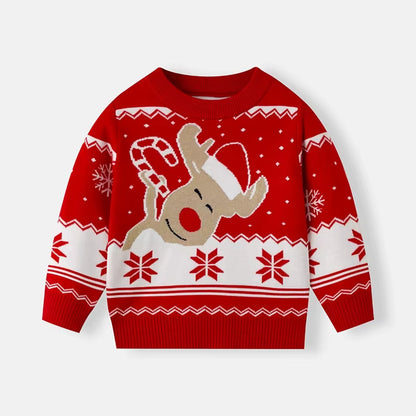 Mama Tochter Pullover Schneeflocke