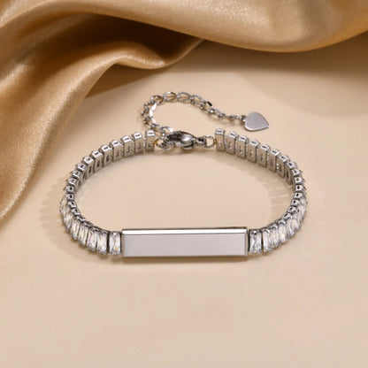 Pärchen Armband Mit Gravur Silber