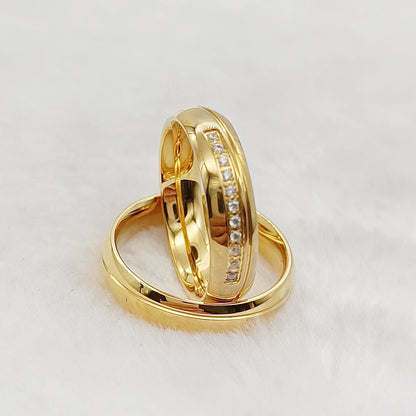 Perfect Couple Couple Rings Gold