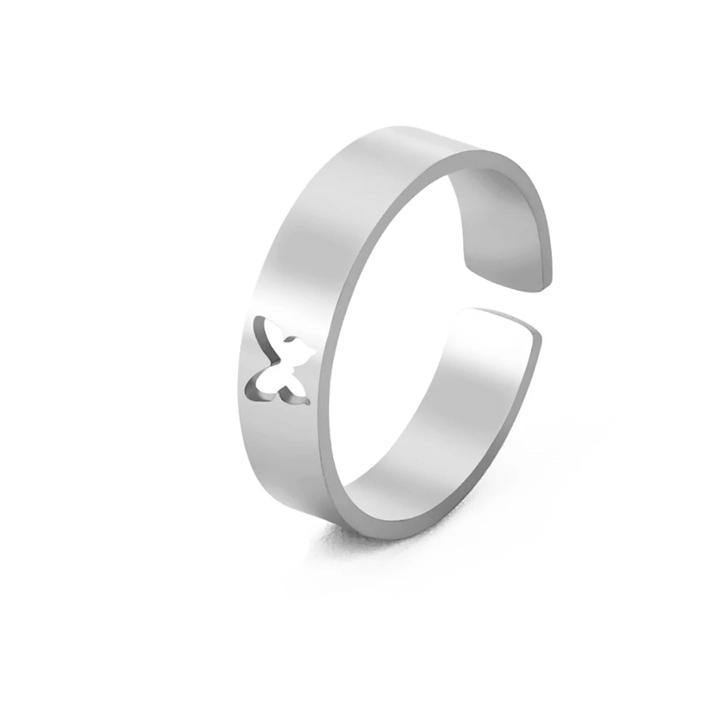 Butterfly Couple Rings