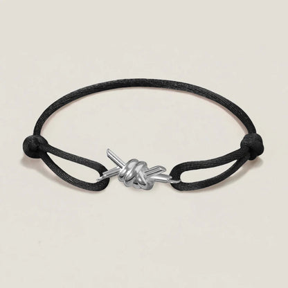 Partner Armband Leder Schwarz