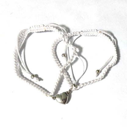 Couple Bracelet Magnetic Heart