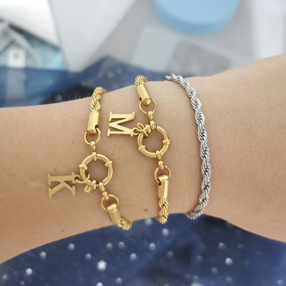 Partner Armband Anker Gravur