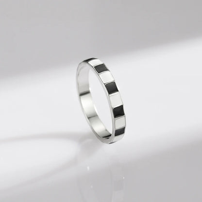 Freundschaftsringe Schwarz Silber