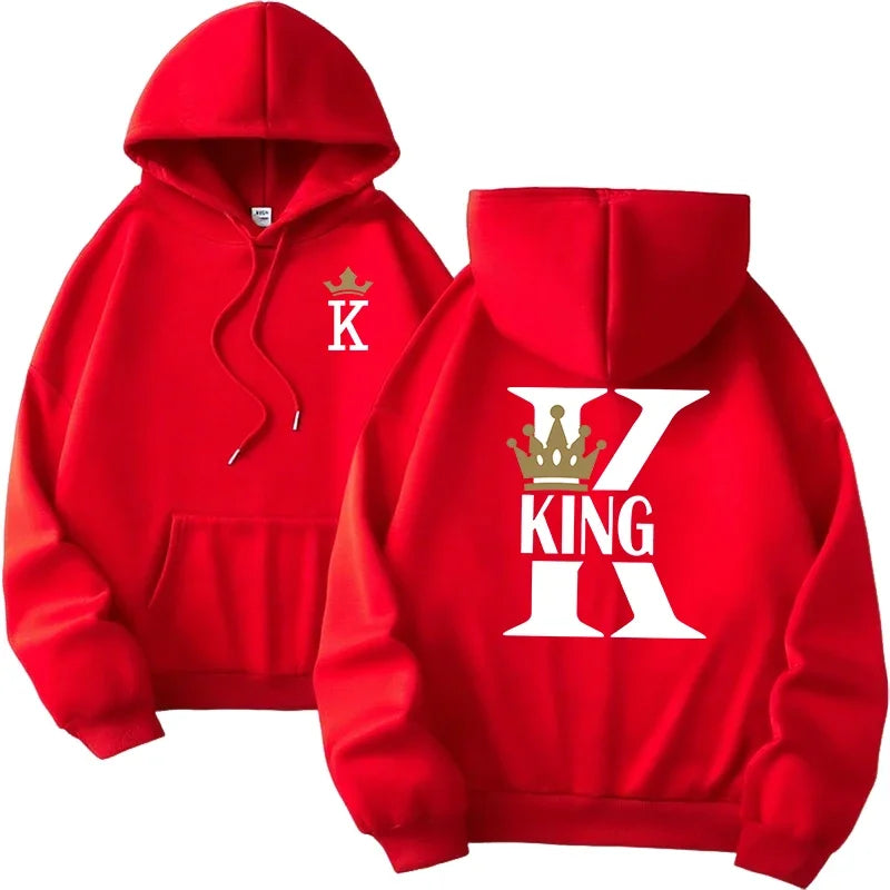 King And Queen Pullover Mit 5 Und 10