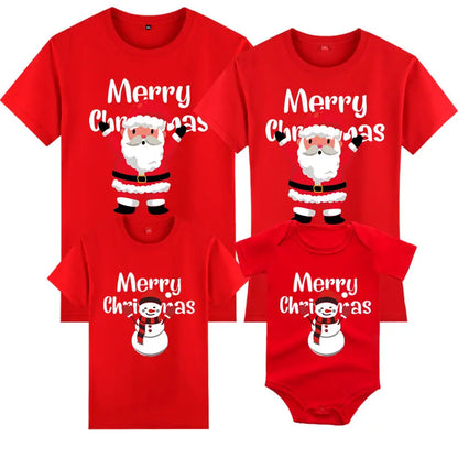 Weihnachts-T-Shirt Familie Weihnachtsmann