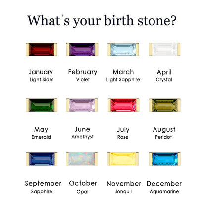 Mother Daughter Birthstone Bracelet