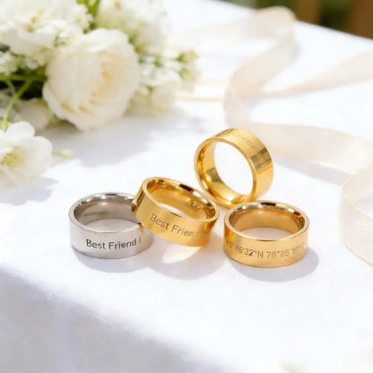 Couple Rings With Letters