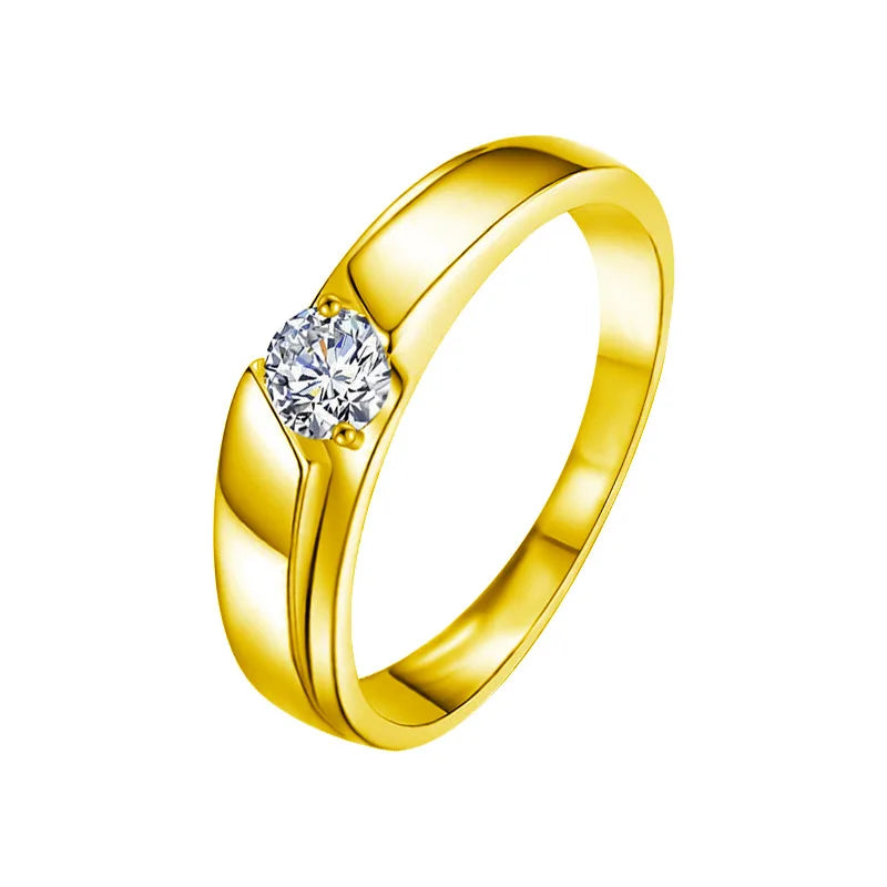 Couple Promise Rings Gold