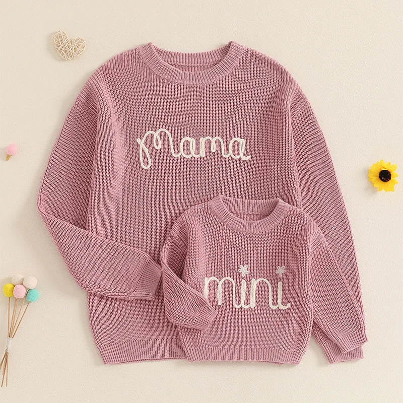 Partner Pullover Mutter Tochter