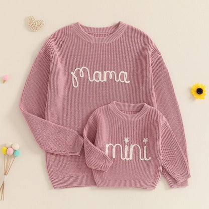 Partner Pullover Mutter Tochter