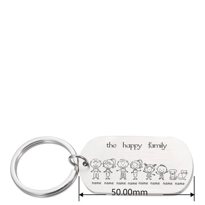 Schlüsselanhänger Mit Namen Familie