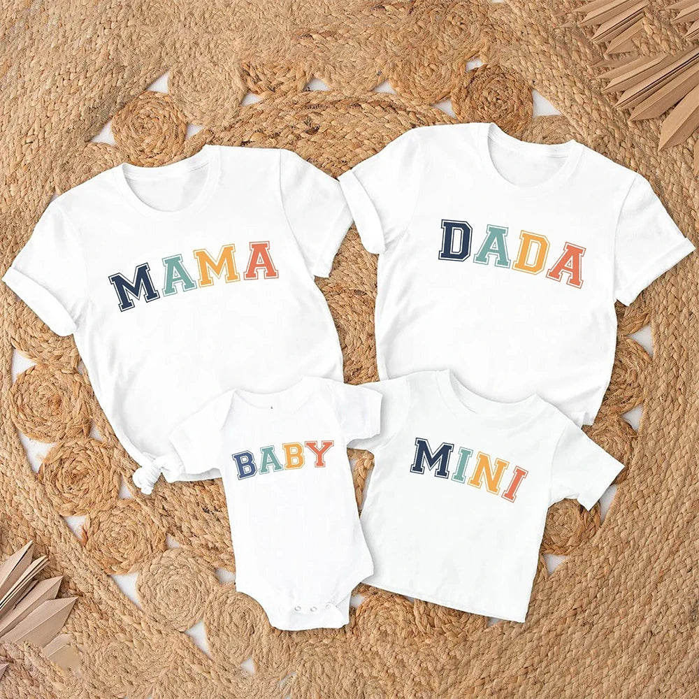 T Shirt Mama Papa Mini