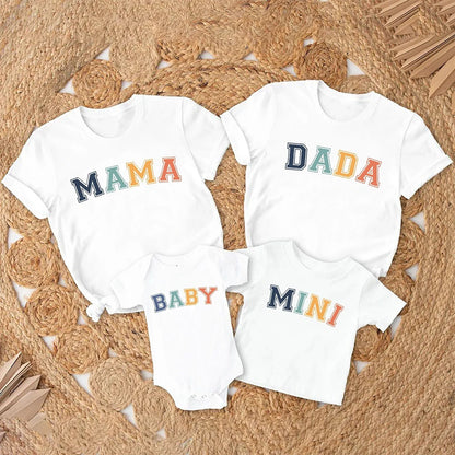 T Shirt Mama Papa Mini