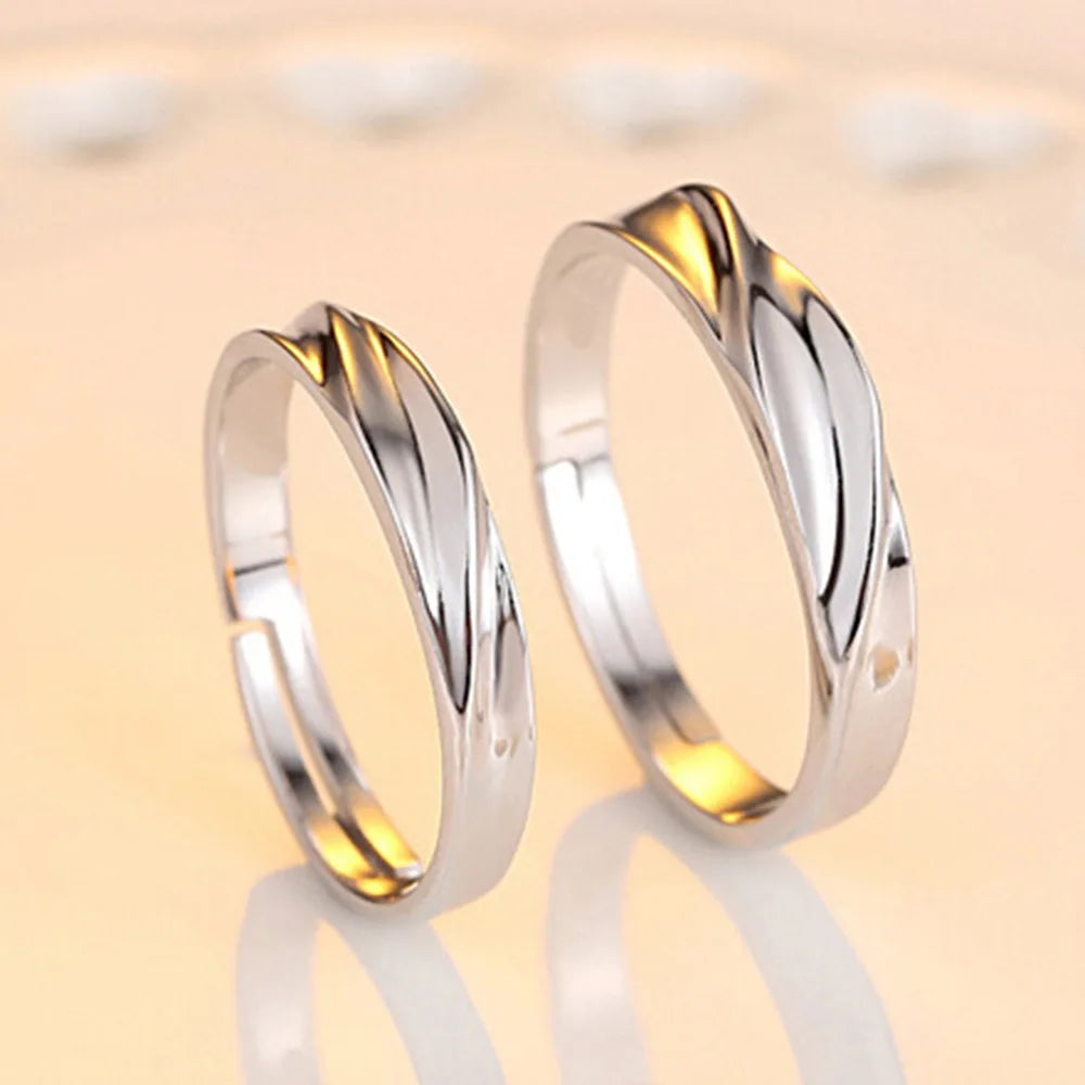 Matching Couple Promise Rings