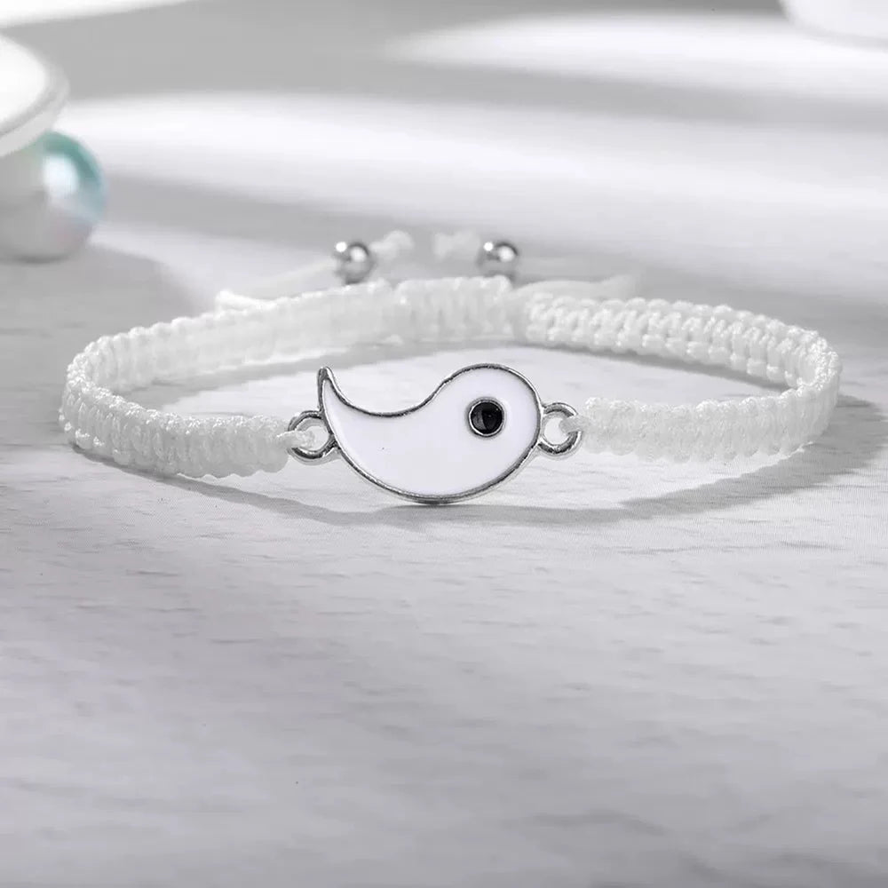Yin Yang Matching Bracelets