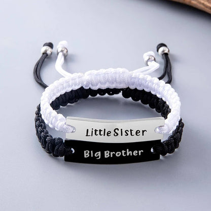 Geschwister Armband Gravur