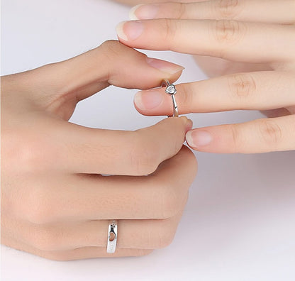 Adjustable Couple Rings