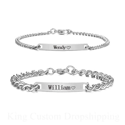 Personalized Matching Bracelets