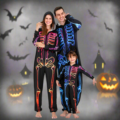 skelett-kostum-familie