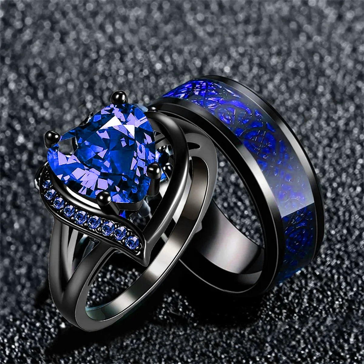 Couple Ring Heartbeat