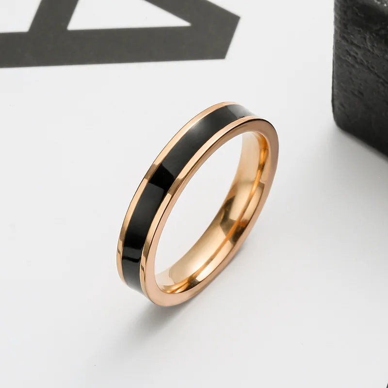 Paar Ringe Schwarz