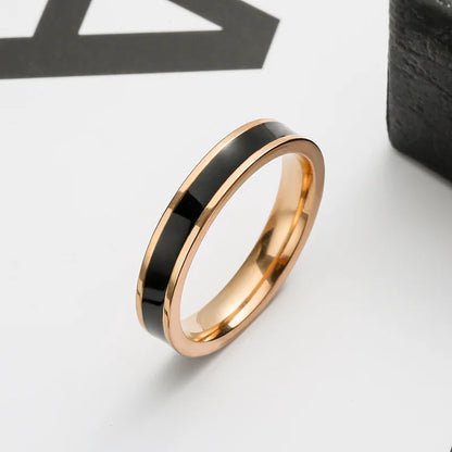 Paar Ringe Schwarz