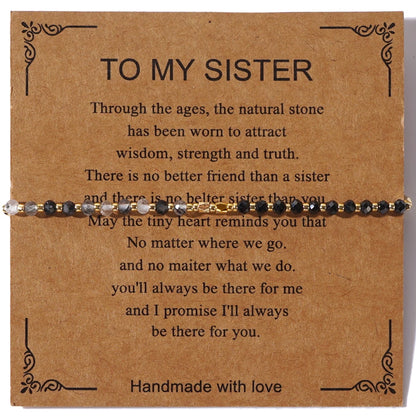 Armband Schwester Gold