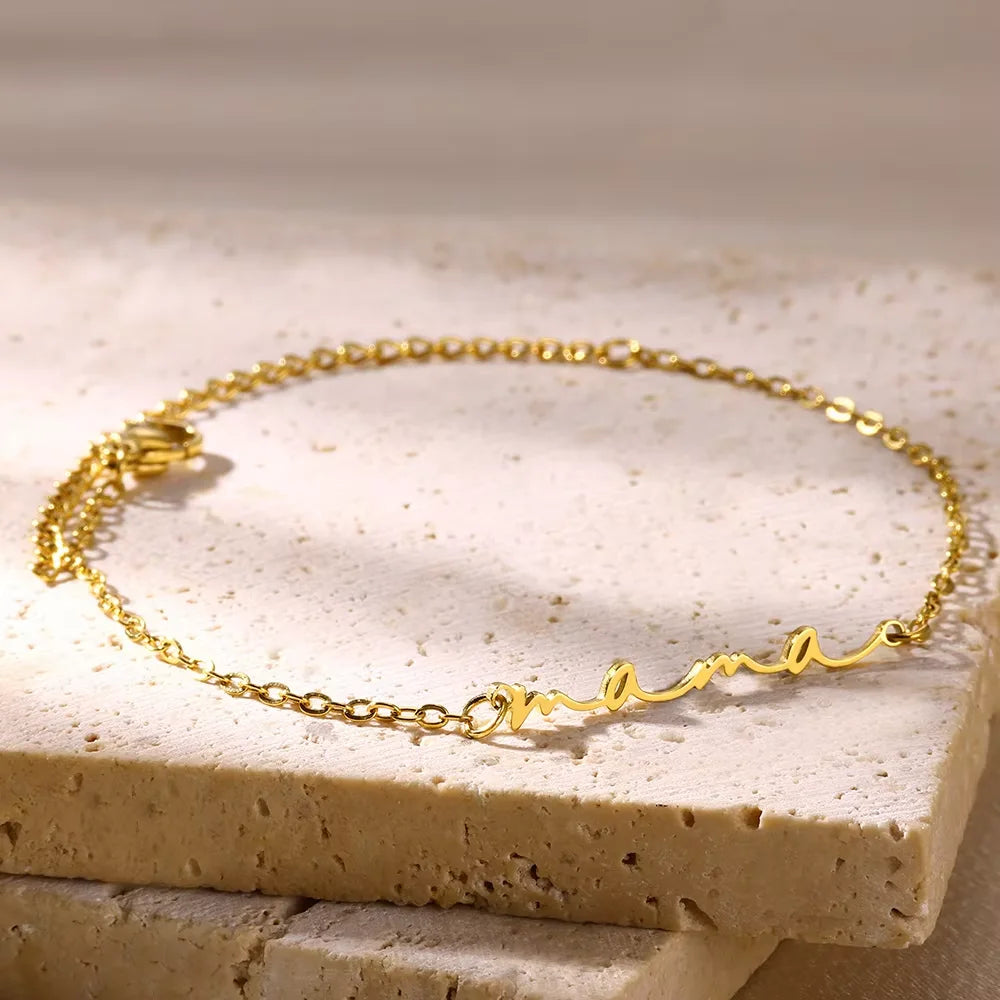 Mama Armband Gold