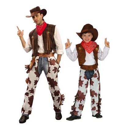 Cowboy Kostüm Familie