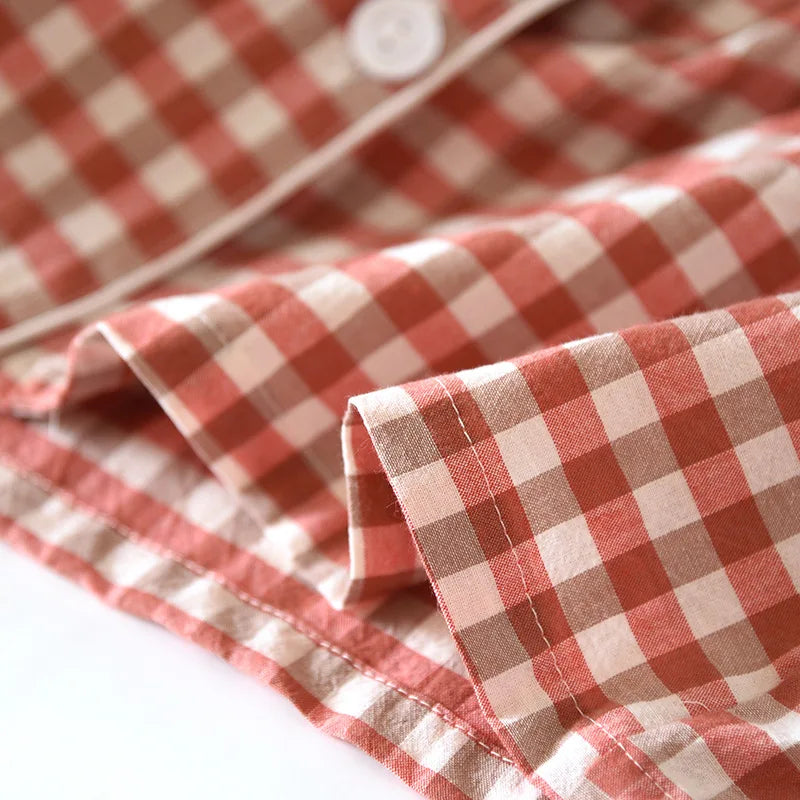 Couples Plaid Pajamas