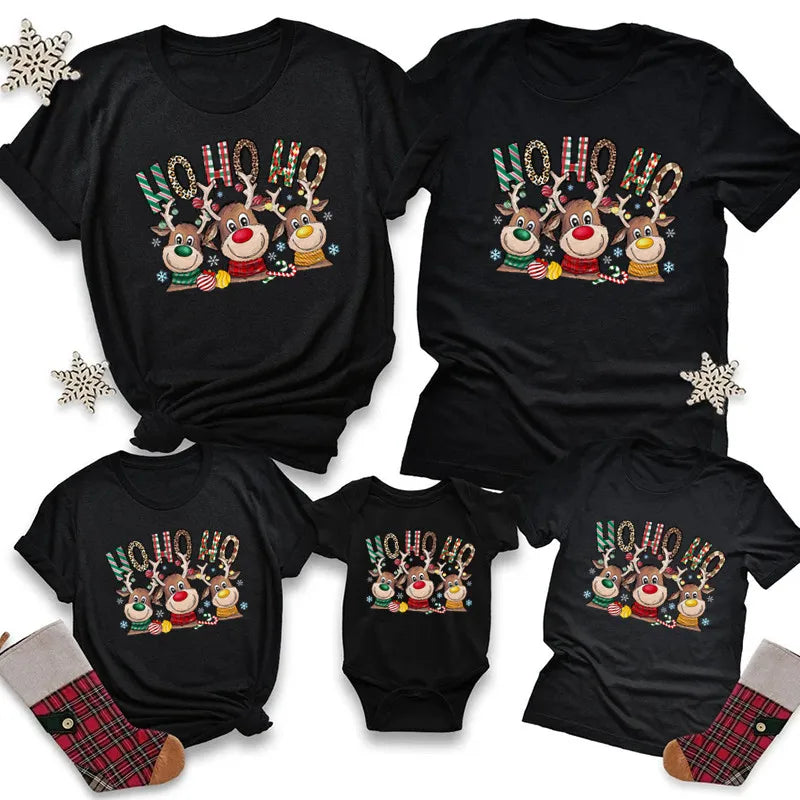 Family Christmas Shirts Reindeer