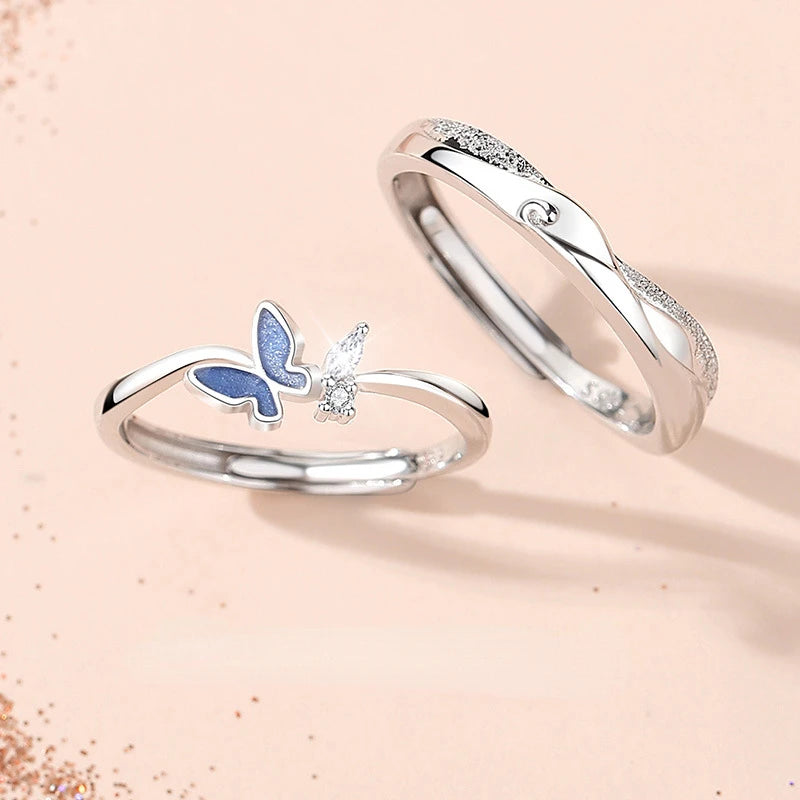 Schmetterling Ring Partner