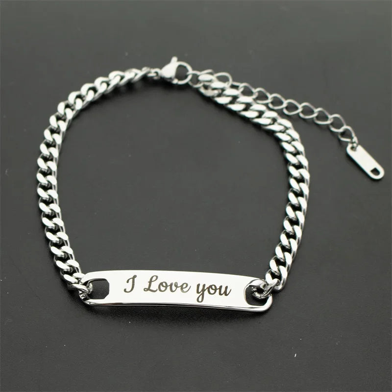 Couple Armband Silber