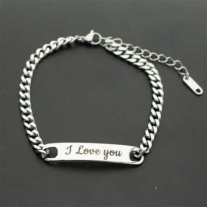 Couple Armband Silber