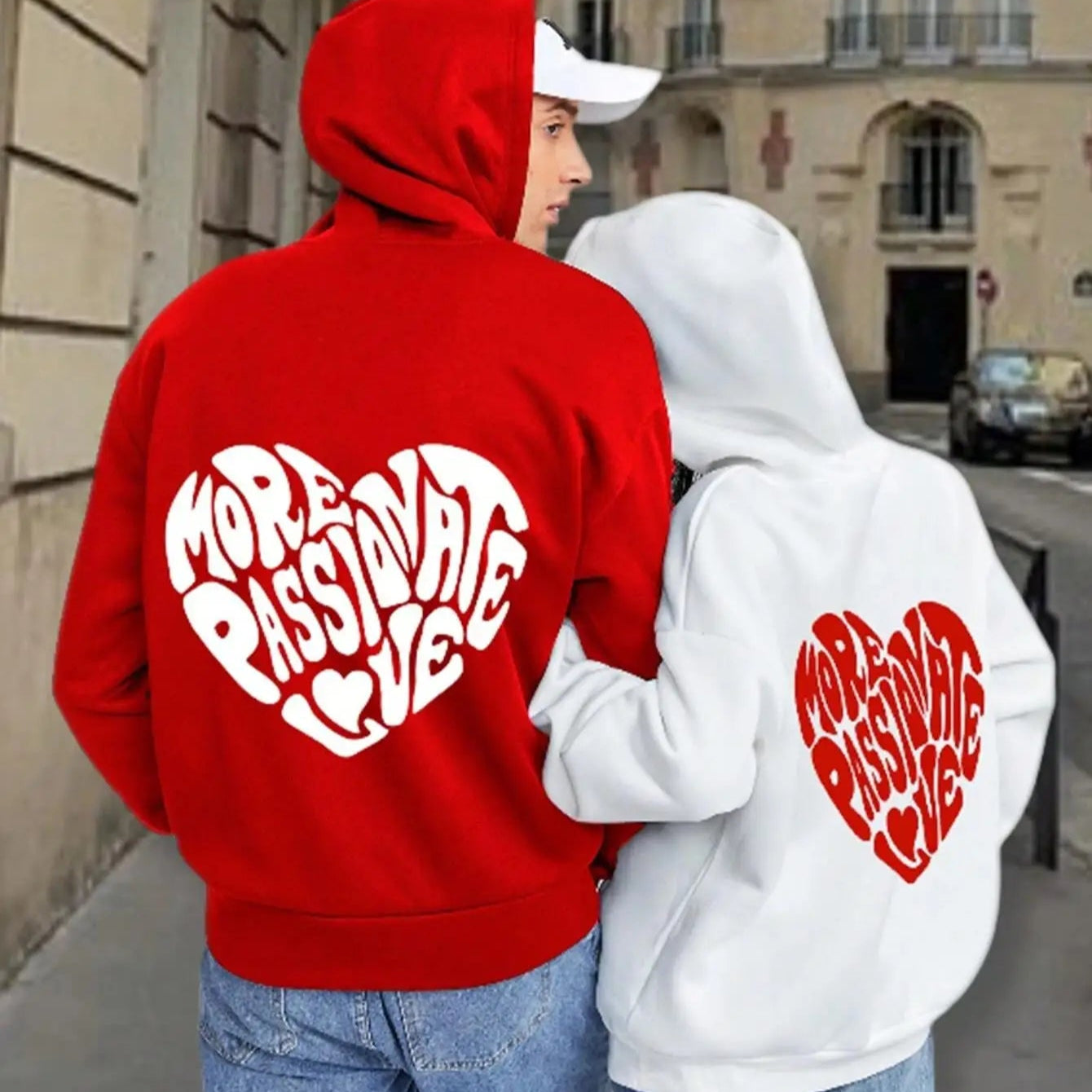 Bestickte Partner Hoodies