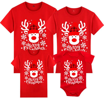 Weihnachts-T-Shirt Familie Merry Christmas – Ansicht 2