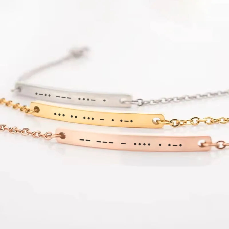 Sister Morse Code Bracelet - Ansicht 3
