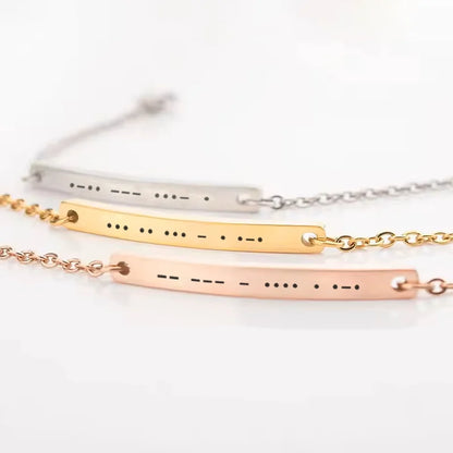 Sister Morse Code Bracelet - Ansicht 3