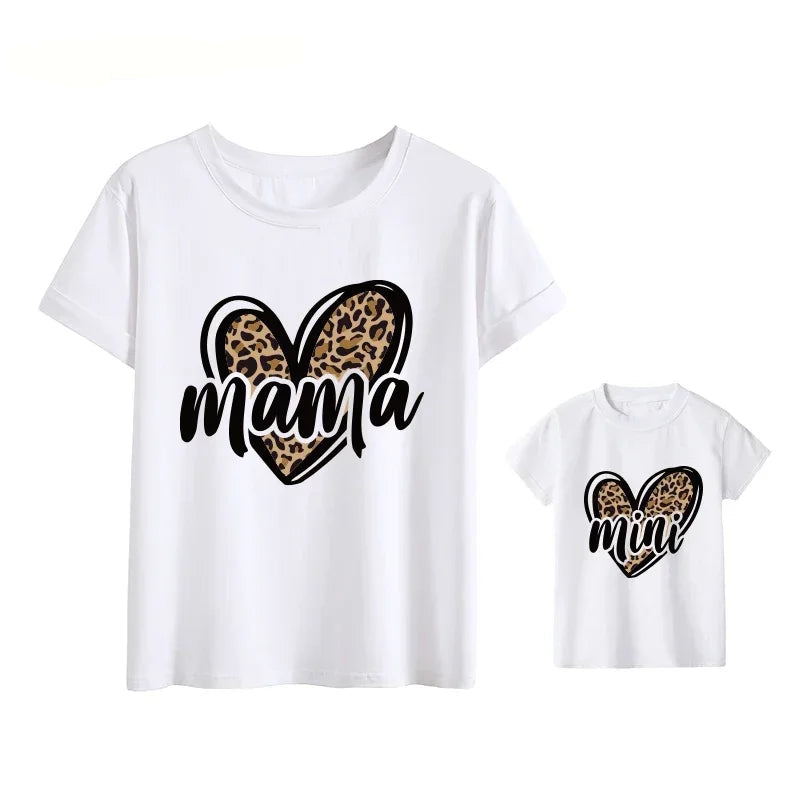 Mutter Tochter Partnerlook T Shirt