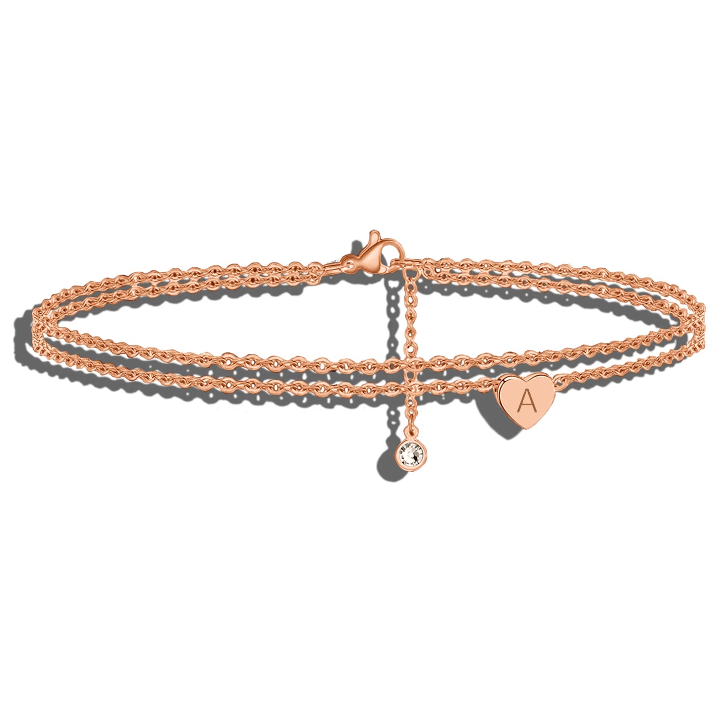 Mutter Tochter Armband Rosegold