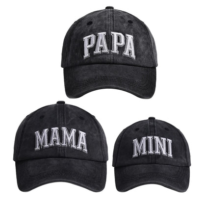 Vater-Sohn-Kappe Mini Verwaschen