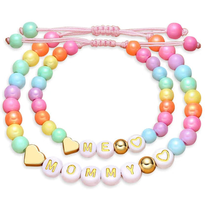 Mutter Tochter Armband Perlen
