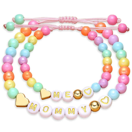 Mutter Tochter Armband Perlen