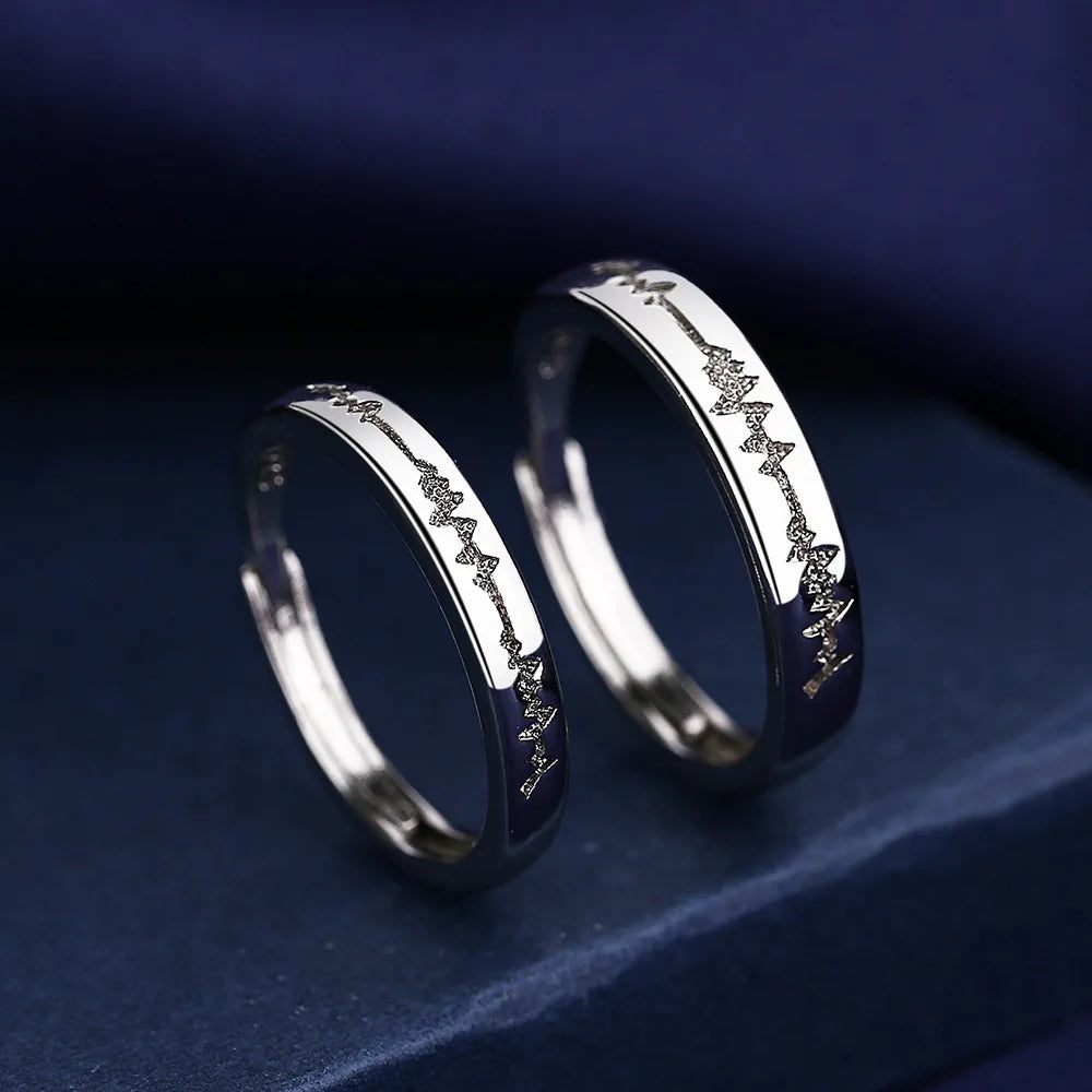 Silver Couple Rings India