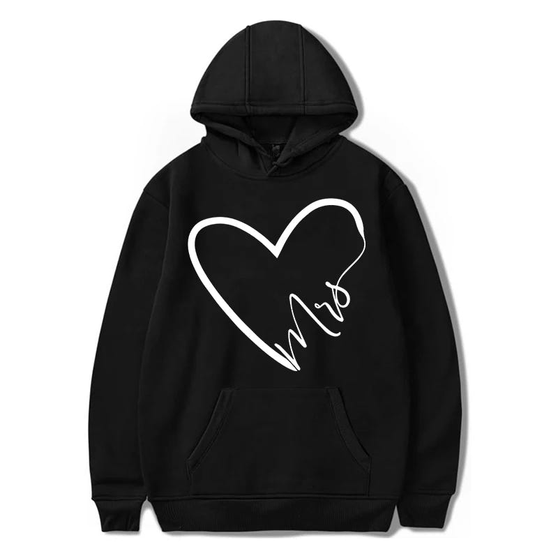 Embroidered Couples Hoodies – Ansicht 3