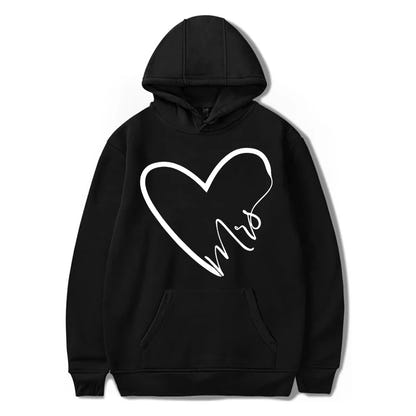 Embroidered Couples Hoodies – Ansicht 3