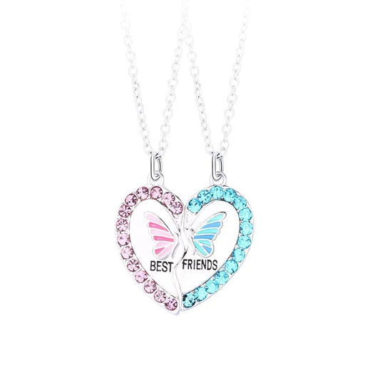 Beste Freunde Kette Silber